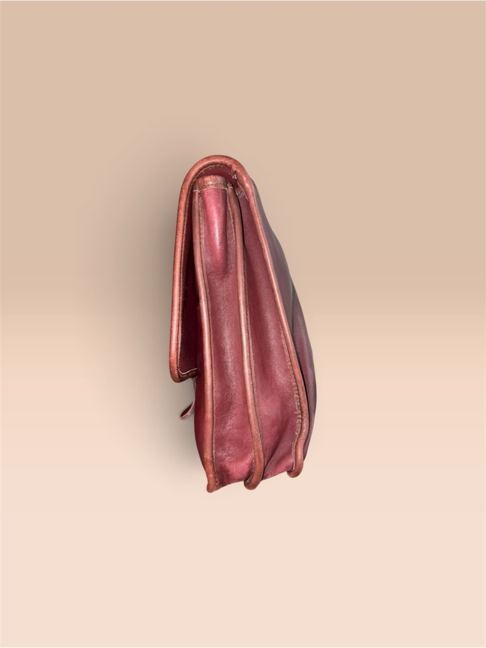 Burgundy Coach diplomat Briefcase - Picture 5 of 11